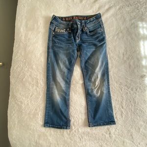 Women’s Rock Revival Cropped Jeans
